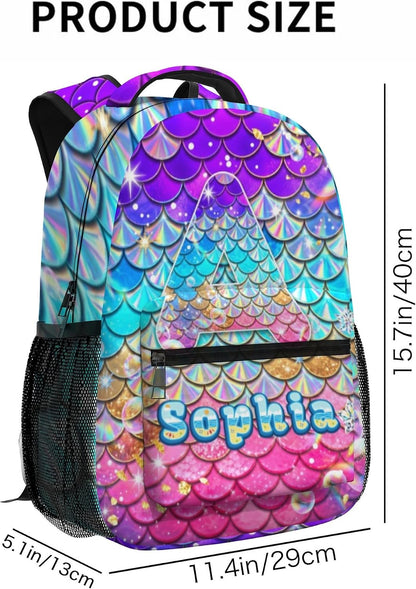 Custom Name Basketball Backpack Set for Boys,Personalized Bookbag with Lunch Box & Water Bottle for Travel School Camp, Ice Cream Drip Basketball School Bag Design, Back to School Gifts