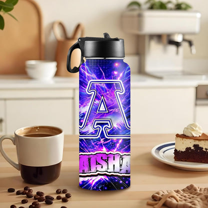 Custom Name Basketball Backpack Set for Boys,Personalized Bookbag with Lunch Box & Water Bottle for Travel School Camp, Ice Cream Drip Basketball School Bag Design, Back to School Gifts