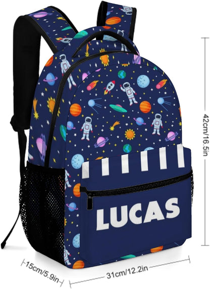 Custom Name Basketball Backpack Set for Boys,Personalized Bookbag with Lunch Box & Water Bottle for Travel School Camp, Ice Cream Drip Basketball School Bag Design, Back to School Gifts