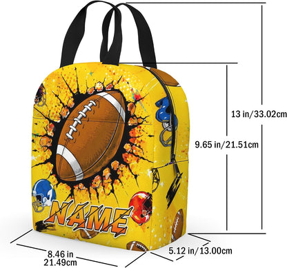 Custom Name Basketball Backpack Set for Boys,Personalized Bookbag with Lunch Box & Water Bottle for Travel School Camp, Ice Cream Drip Basketball School Bag Design, Back to School Gifts