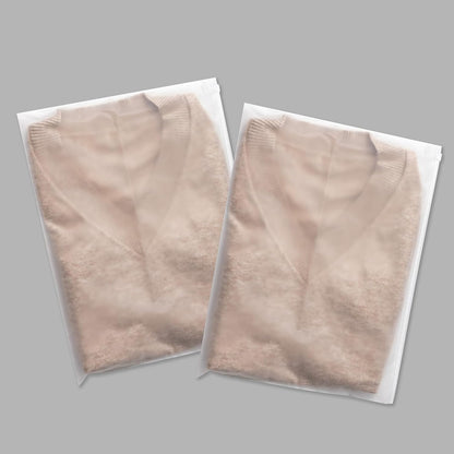 13x10 Inch Clothing Packaging Bags Bathing Suit Bags No Vent Holes | Plastic Frosted Poly Bags for Travel Storage Small Businesses for Apparel Shirts, Socks, Underwear and Documents Storage