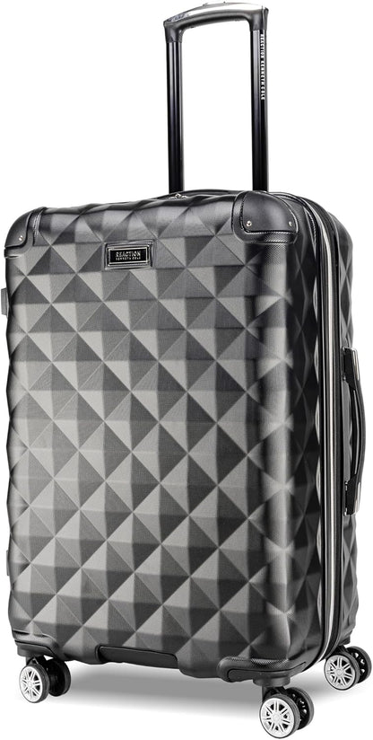 REACTION Diamond Tower Collection Lightweight Hardside Expandable 8-Wheel Spinner Travel Luggage, Rose Gold, 20-Inch Carry On