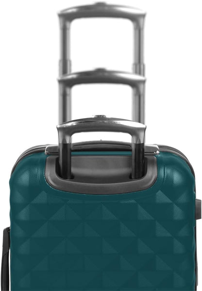 REACTION Diamond Tower Collection Lightweight Hardside Expandable 8-Wheel Spinner Travel Luggage, Rose Gold, 20-Inch Carry On