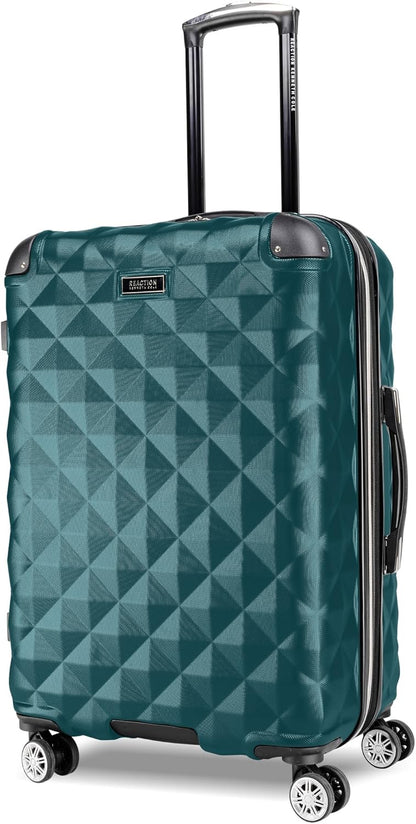 REACTION Diamond Tower Collection Lightweight Hardside Expandable 8-Wheel Spinner Travel Luggage, Rose Gold, 20-Inch Carry On