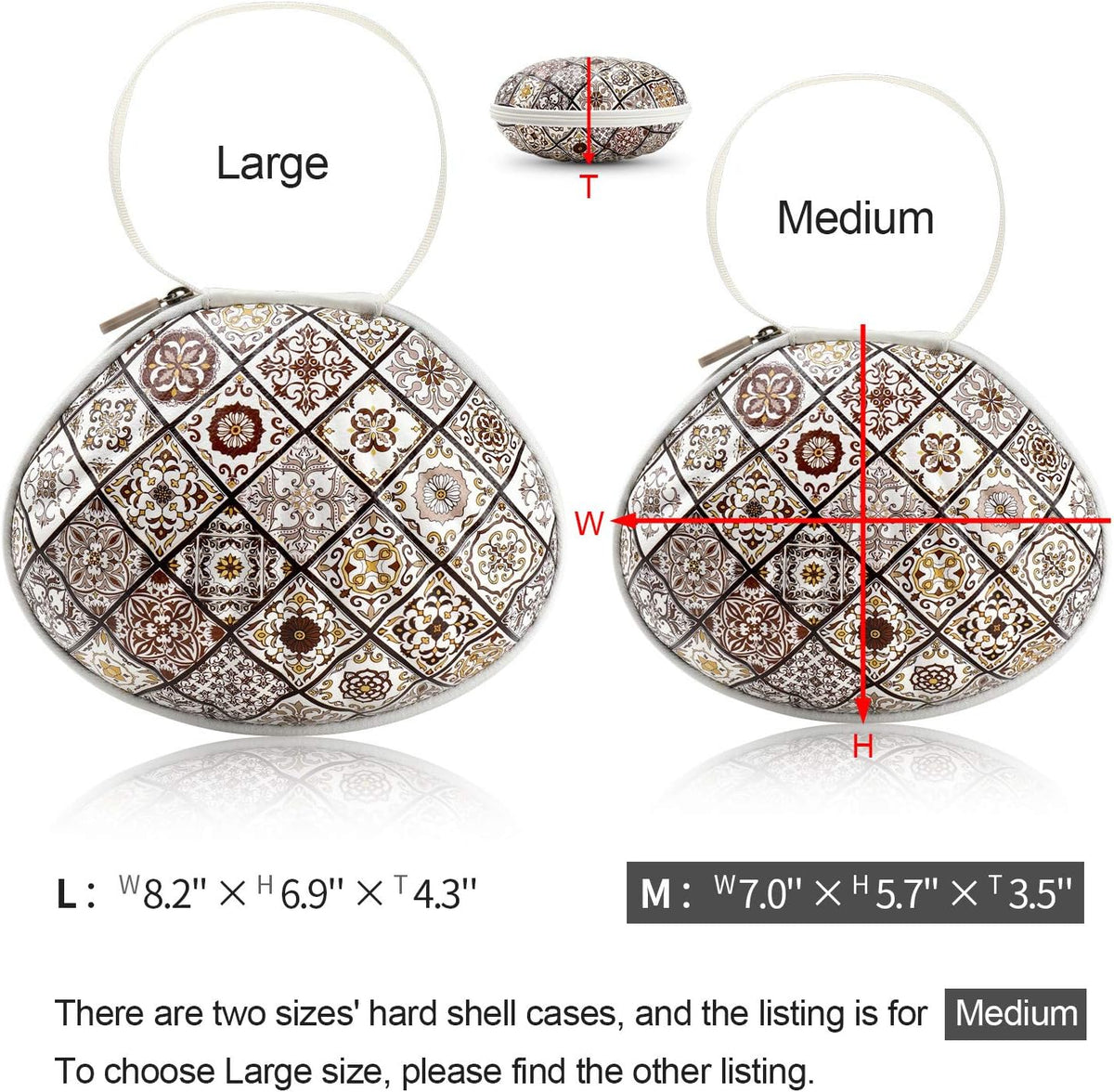 Hard Travel Case for Silicone Bras [A-C Cup] Premium Nubra Organizer Portable Lingerie Underwear Storage Bag (Brown Plaid)