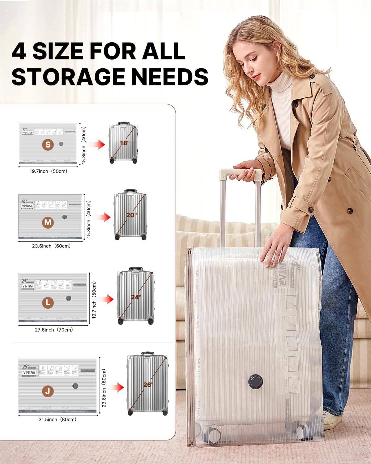 Vacuum Seal Bags for Clothing Travel with Rechargeable Cordless Pump, 20 Pack Space Saver Vacuum Storage Bags, Travel Vacuum Compression Bags Set for Luggage Clothes Bedding Blanket