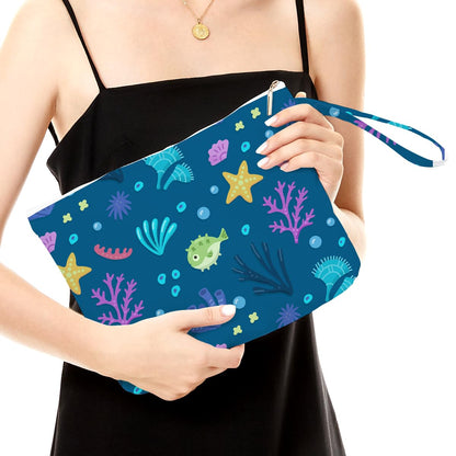 Wet Dry Bag – Waterproof Travel Bag, Large Zipper Pouch for Swimsuits, Diapers, Toiletries, Makeup for Women & Girls