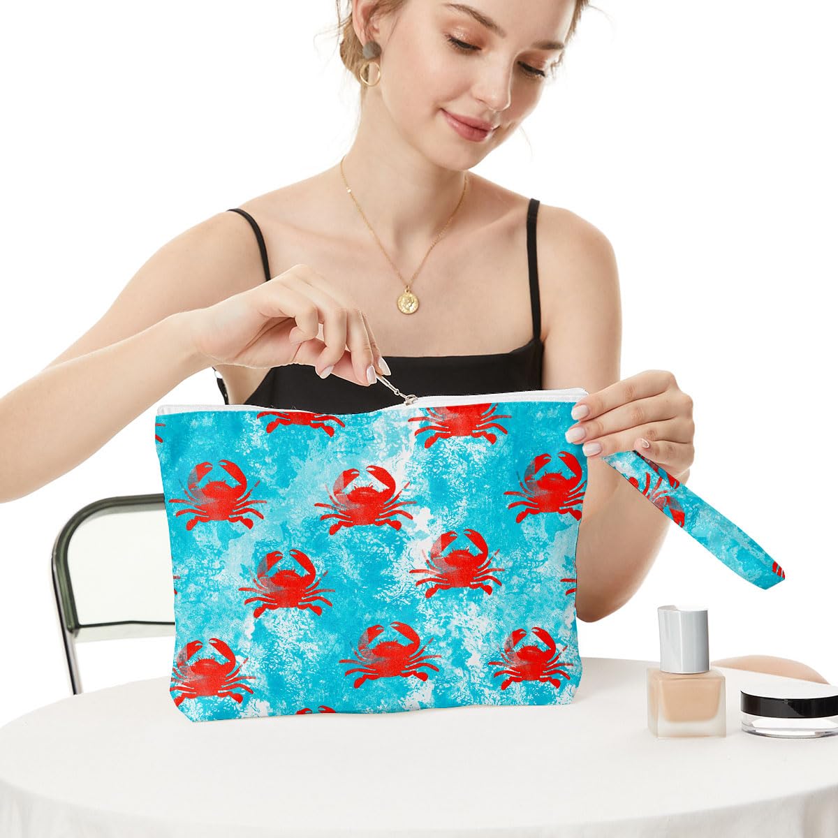 Wet Dry Bag – Waterproof Travel Bag, Large Zipper Pouch for Swimsuits, Diapers, Toiletries, Makeup for Women & Girls