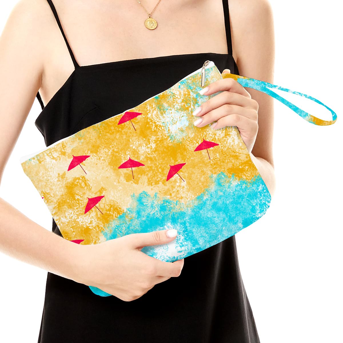 Wet Dry Bag – Waterproof Travel Bag, Large Zipper Pouch for Swimsuits, Diapers, Toiletries, Makeup for Women & Girls