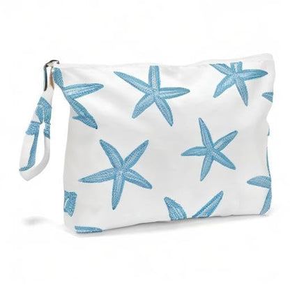 Wet Dry Bag – Waterproof Travel Bag, Large Zipper Pouch for Swimsuits, Diapers, Toiletries, Makeup for Women & Girls