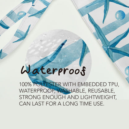Wet Dry Bag – Waterproof Travel Bag, Large Zipper Pouch for Swimsuits, Diapers, Toiletries, Makeup for Women & Girls