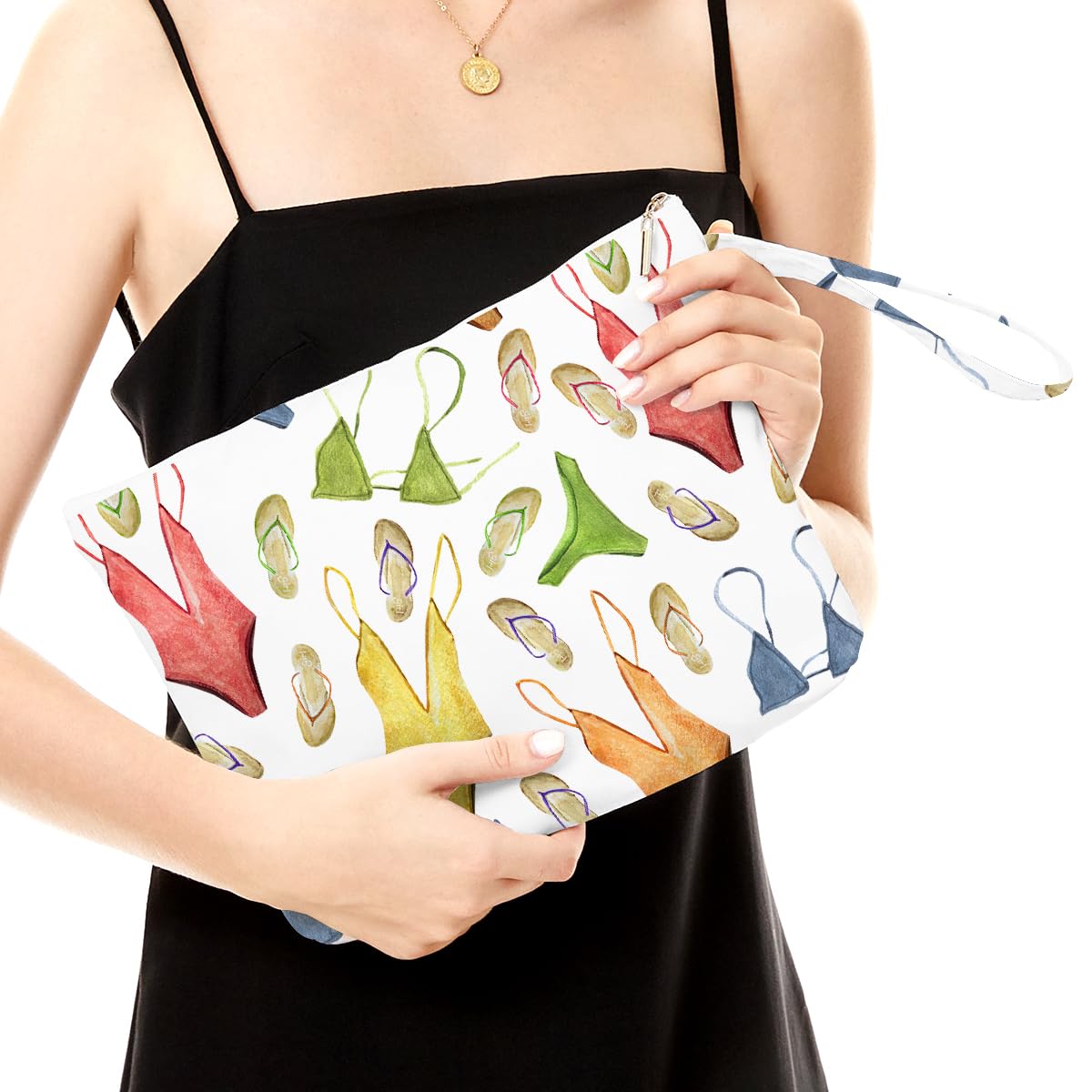 Wet Dry Bag – Waterproof Travel Bag, Large Zipper Pouch for Swimsuits, Diapers, Toiletries, Makeup for Women & Girls