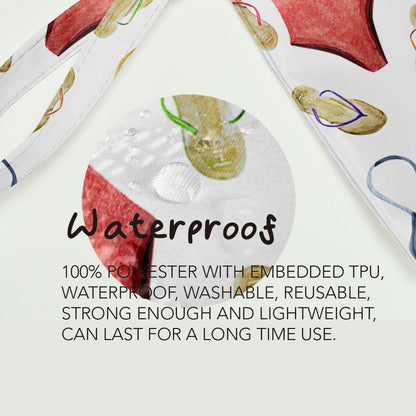 Wet Dry Bag – Waterproof Travel Bag, Large Zipper Pouch for Swimsuits, Diapers, Toiletries, Makeup for Women & Girls