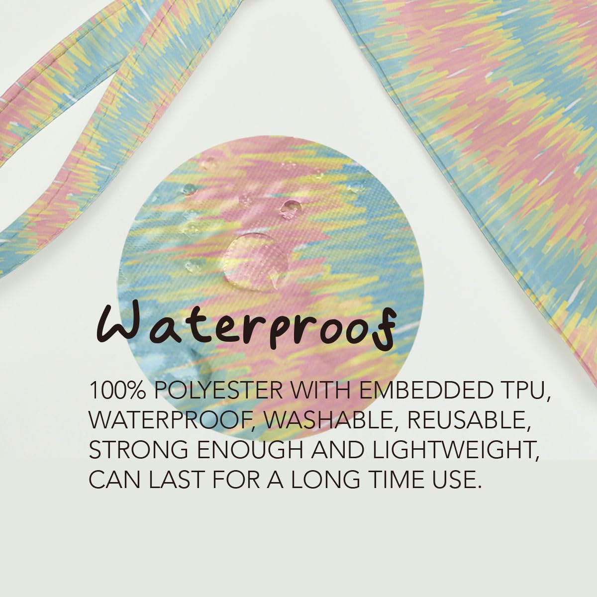 Wet Dry Bag – Waterproof Travel Bag, Large Zipper Pouch for Swimsuits, Diapers, Toiletries, Makeup for Women & Girls