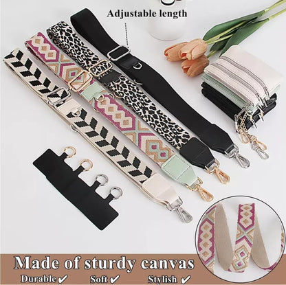 Crossbody Body Phone Holder for Women, New Phone Strap with Zippered Pouch, Adjustable Crossbody Strap