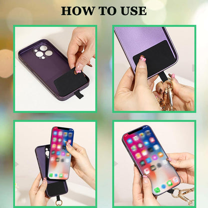 Crossbody Body Phone Holder for Women, New Phone Strap with Zippered Pouch, Adjustable Crossbody Strap