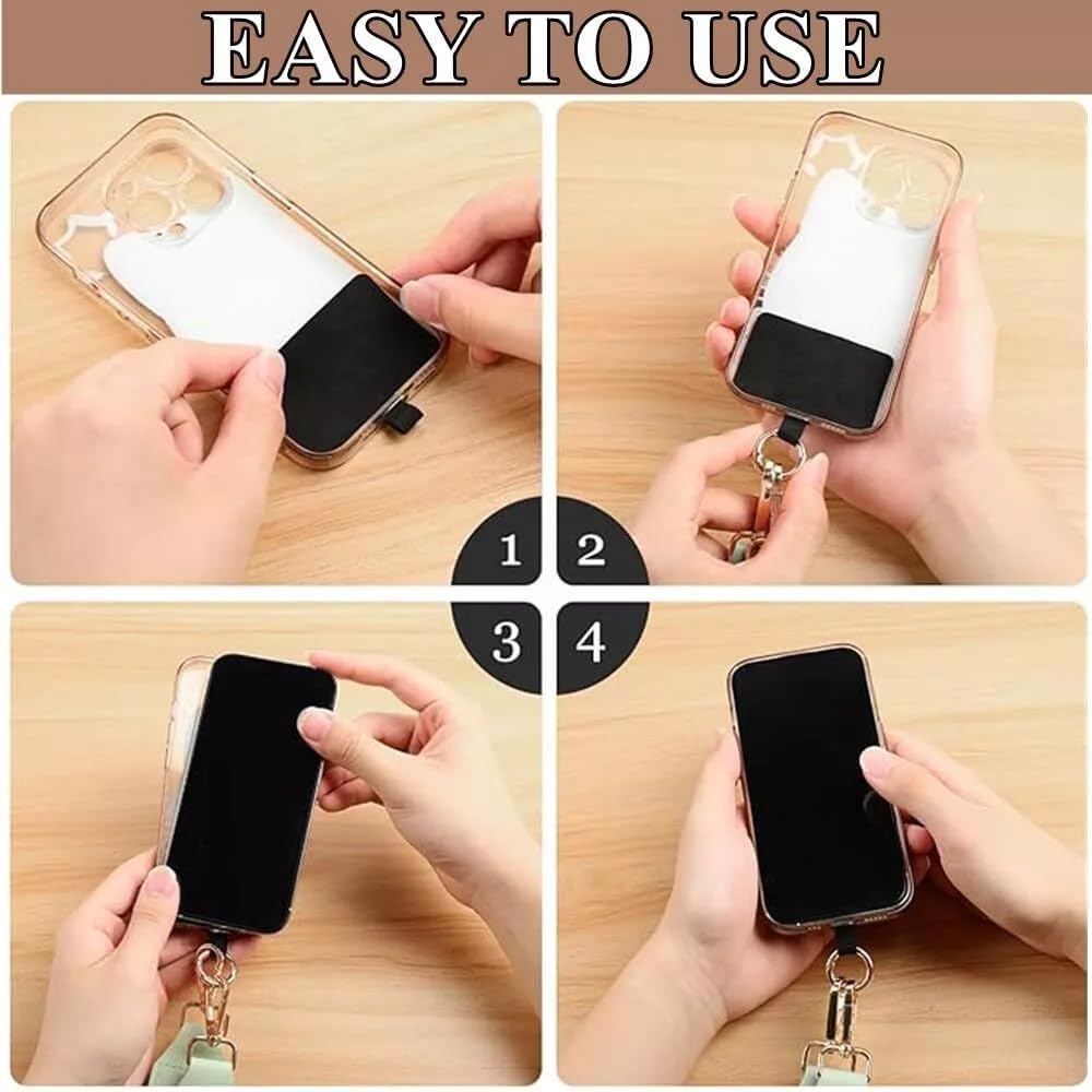 Crossbody Body Phone Holder for Women, New Phone Strap with Zippered Pouch, Adjustable Crossbody Strap