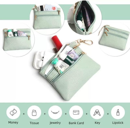 Crossbody Body Phone Holder for Women, New Phone Strap with Zippered Pouch, Adjustable Crossbody Strap