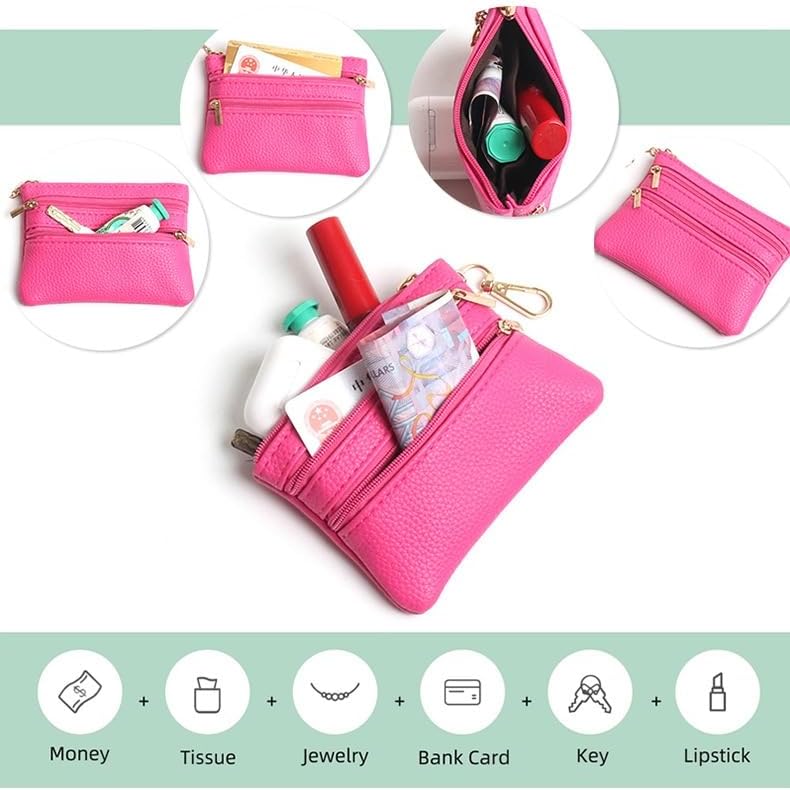 Crossbody Body Phone Holder for Women, New Phone Strap with Zippered Pouch, Adjustable Crossbody Strap