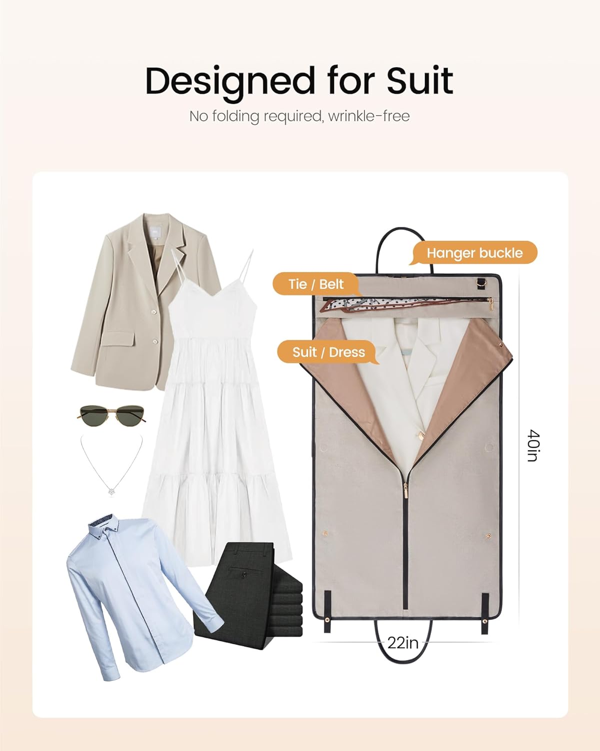 Convertible Travel Duffle Bag for Women Men,2 in 1 Garment Bag for Travel with Shoe Pouch,Overnight Weekender Carry On Duffel Bags for Airplane,Hanging Suitcase Suit Dress Business for Trip