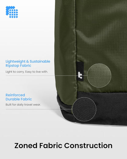 23L-28L Expandable Travel Backpack, Underseat for Ryanair Southwest | Personal Item Backpack for Frontier JetBlue, Lightweight Carry-on Luggage, Water-resistant Business Rucksack Weekender Bag