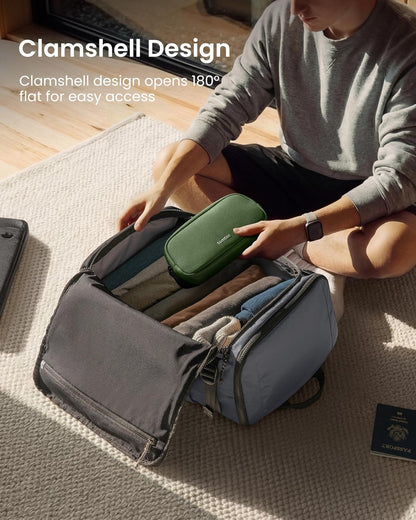 23L-28L Expandable Travel Backpack, Underseat for Ryanair Southwest | Personal Item Backpack for Frontier JetBlue, Lightweight Carry-on Luggage, Water-resistant Business Rucksack Weekender Bag