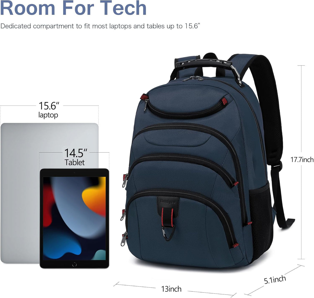 Vacuum Seal Backpack for Travel with Pump, 55L Large Bag with Zipper‑Off Detachable Vacuum Compression Bag Waterproof Carry On Large Travel Bag for Airline，Bags and Backpack Used Independently
