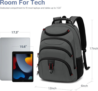 Vacuum Seal Backpack for Travel with Pump, 55L Large Bag with Zipper‑Off Detachable Vacuum Compression Bag Waterproof Carry On Large Travel Bag for Airline，Bags and Backpack Used Independently