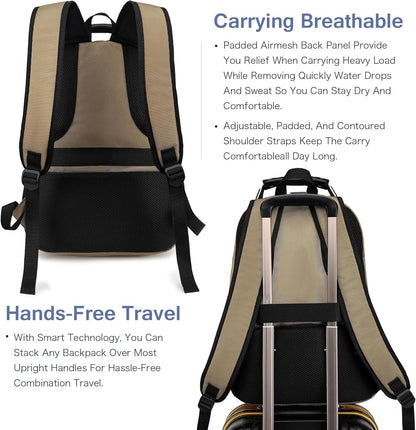 Vacuum Seal Backpack for Travel with Pump, 55L Large Bag with Zipper‑Off Detachable Vacuum Compression Bag Waterproof Carry On Large Travel Bag for Airline，Bags and Backpack Used Independently