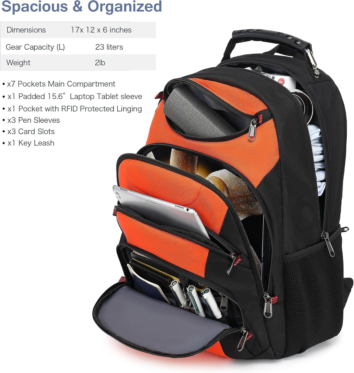 Vacuum Seal Backpack for Travel with Pump, 55L Large Bag with Zipper‑Off Detachable Vacuum Compression Bag Waterproof Carry On Large Travel Bag for Airline，Bags and Backpack Used Independently