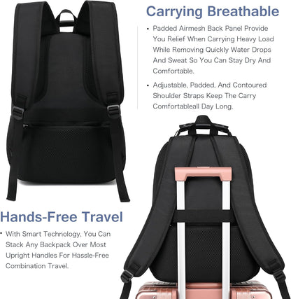 Vacuum Seal Backpack for Travel with Pump, 55L Large Bag with Zipper‑Off Detachable Vacuum Compression Bag Waterproof Carry On Large Travel Bag for Airline，Bags and Backpack Used Independently