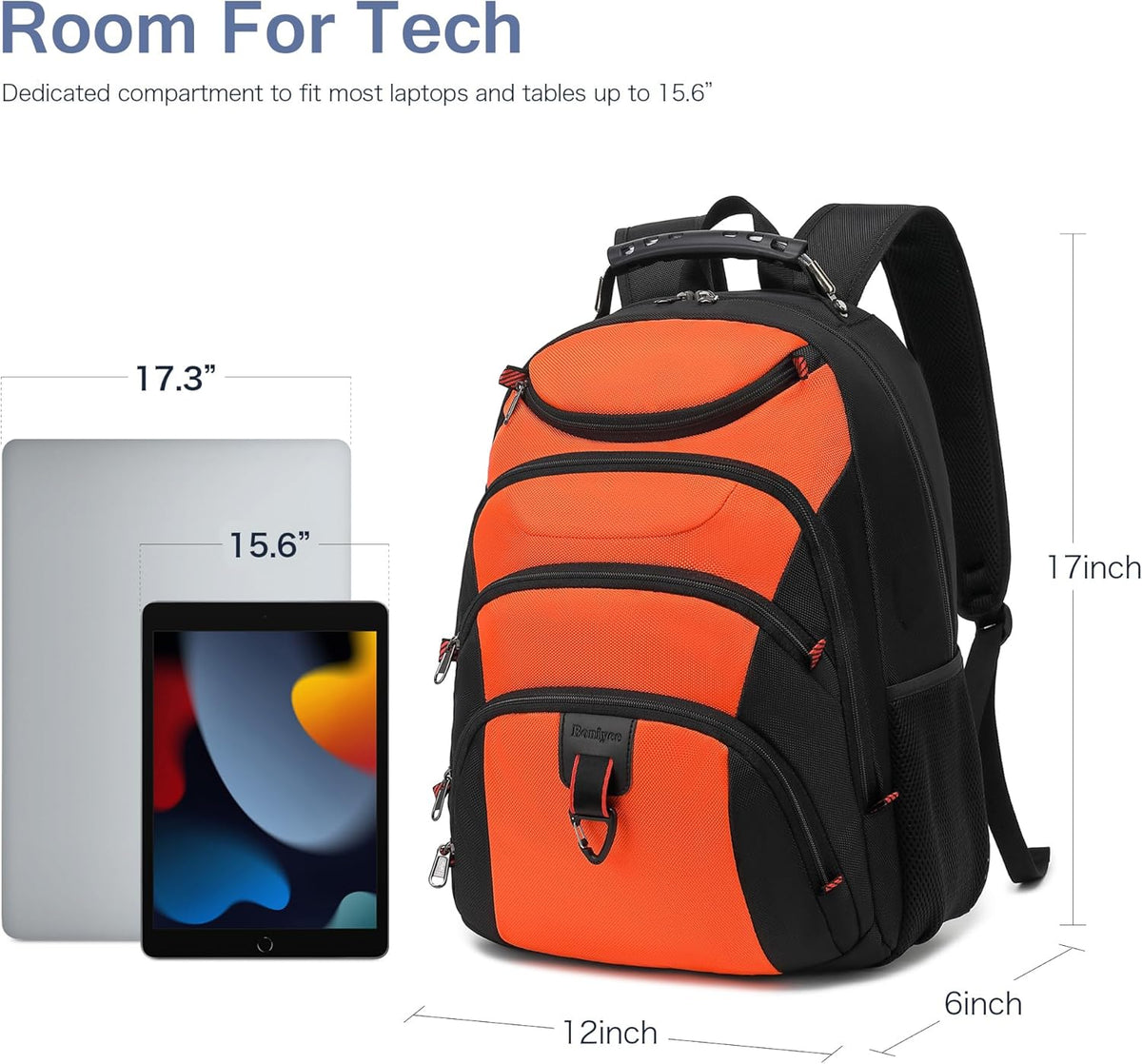 Vacuum Seal Backpack for Travel with Pump, 55L Large Bag with Zipper‑Off Detachable Vacuum Compression Bag Waterproof Carry On Large Travel Bag for Airline，Bags and Backpack Used Independently