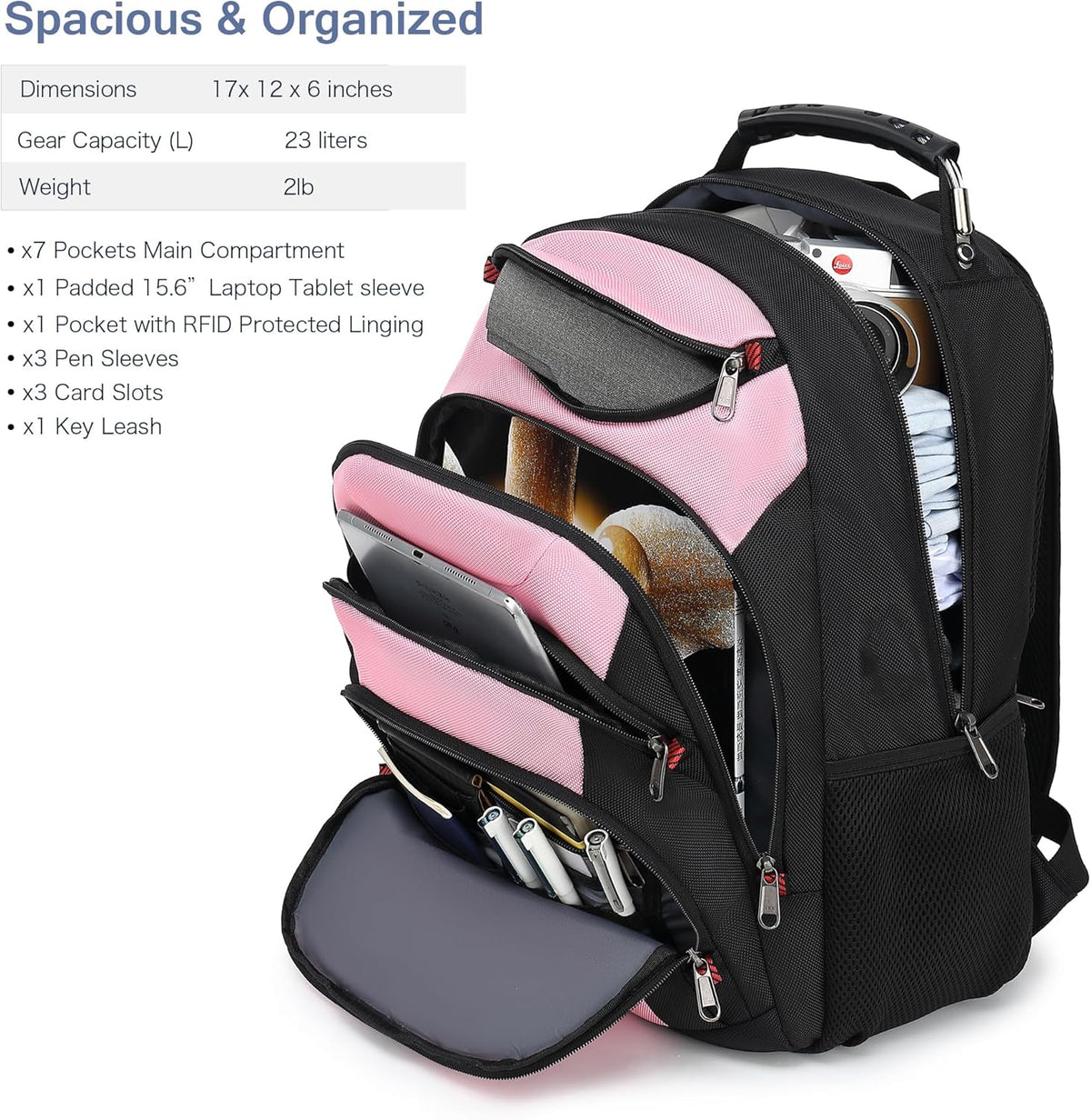 Vacuum Seal Backpack for Travel with Pump, 55L Large Bag with Zipper‑Off Detachable Vacuum Compression Bag Waterproof Carry On Large Travel Bag for Airline，Bags and Backpack Used Independently
