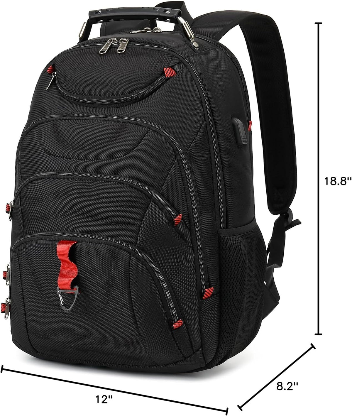 Vacuum Seal Backpack for Travel with Pump, 55L Large Bag with Zipper‑Off Detachable Vacuum Compression Bag Waterproof Carry On Large Travel Bag for Airline，Bags and Backpack Used Independently