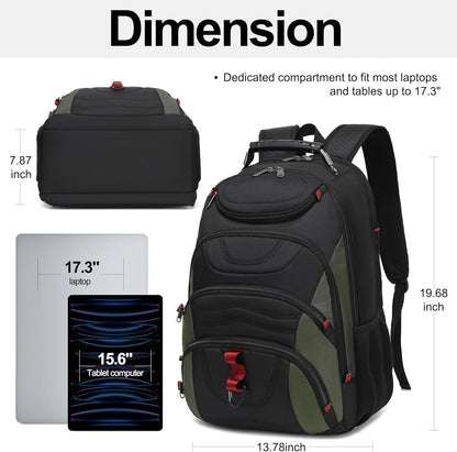 Vacuum Seal Backpack for Travel with Pump, 55L Large Bag with Zipper‑Off Detachable Vacuum Compression Bag Waterproof Carry On Large Travel Bag for Airline，Bags and Backpack Used Independently