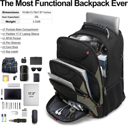 Vacuum Seal Backpack for Travel with Pump, 55L Large Bag with Zipper‑Off Detachable Vacuum Compression Bag Waterproof Carry On Large Travel Bag for Airline，Bags and Backpack Used Independently