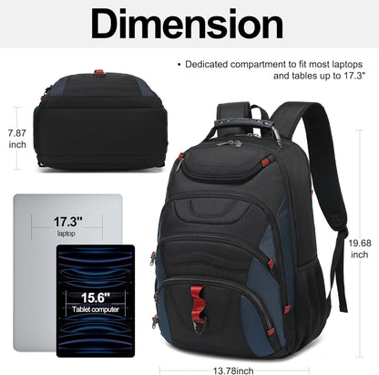 Vacuum Seal Backpack for Travel with Pump, 55L Large Bag with Zipper‑Off Detachable Vacuum Compression Bag Waterproof Carry On Large Travel Bag for Airline，Bags and Backpack Used Independently
