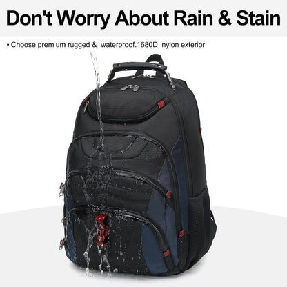 Vacuum Seal Backpack for Travel with Pump, 55L Large Bag with Zipper‑Off Detachable Vacuum Compression Bag Waterproof Carry On Large Travel Bag for Airline，Bags and Backpack Used Independently