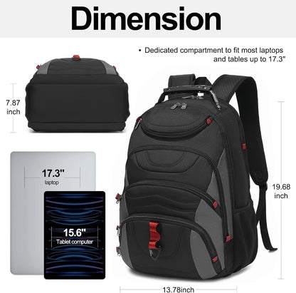 Vacuum Seal Backpack for Travel with Pump, 55L Large Bag with Zipper‑Off Detachable Vacuum Compression Bag Waterproof Carry On Large Travel Bag for Airline，Bags and Backpack Used Independently