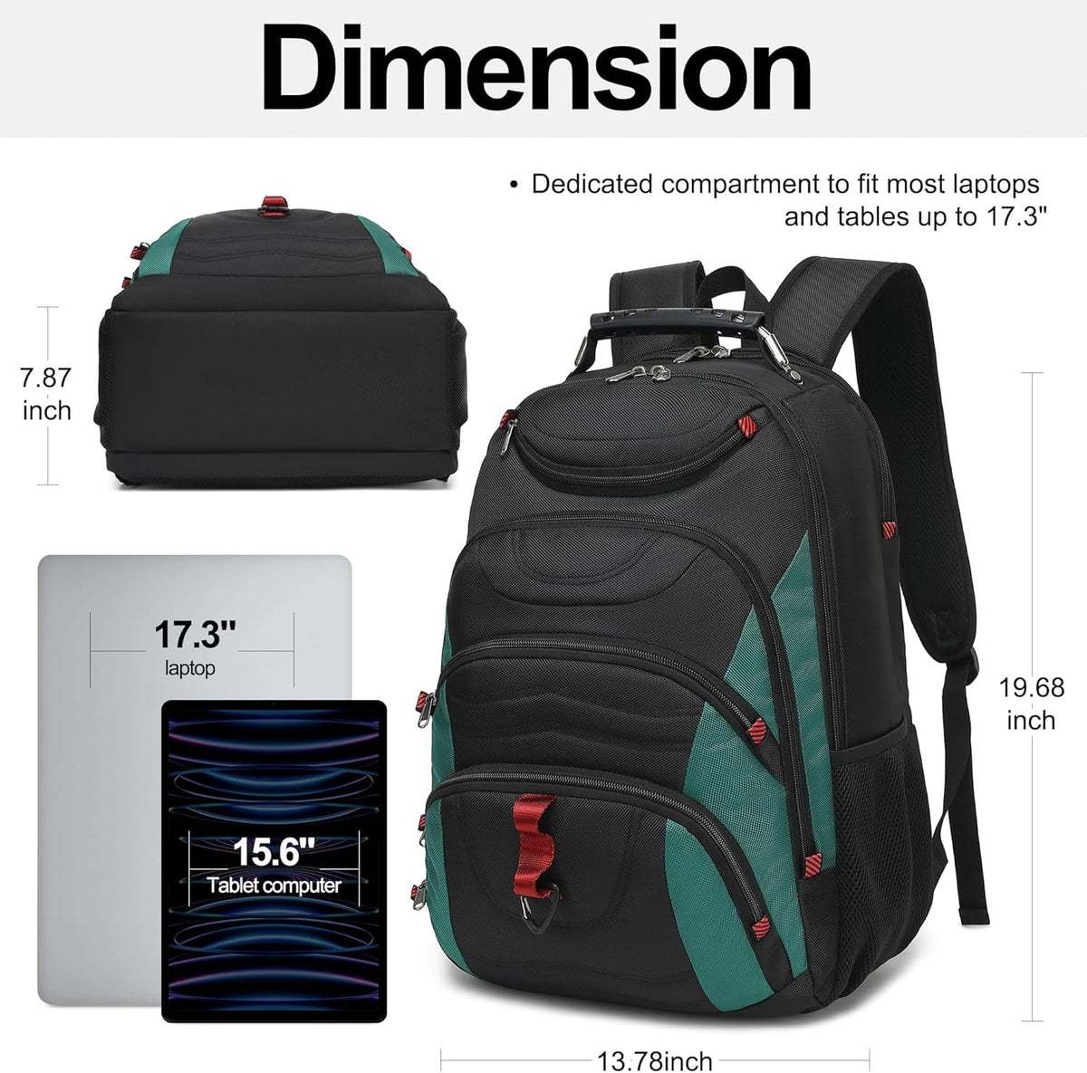 Vacuum Seal Backpack for Travel with Pump, 55L Large Bag with Zipper‑Off Detachable Vacuum Compression Bag Waterproof Carry On Large Travel Bag for Airline，Bags and Backpack Used Independently