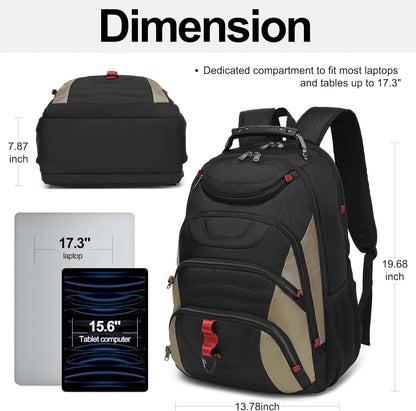 Vacuum Seal Backpack for Travel with Pump, 55L Large Bag with Zipper‑Off Detachable Vacuum Compression Bag Waterproof Carry On Large Travel Bag for Airline，Bags and Backpack Used Independently