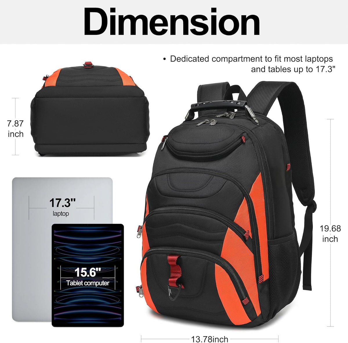 Vacuum Seal Backpack for Travel with Pump, 55L Large Bag with Zipper‑Off Detachable Vacuum Compression Bag Waterproof Carry On Large Travel Bag for Airline，Bags and Backpack Used Independently