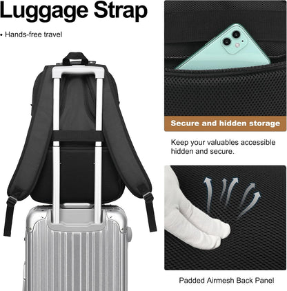 Vacuum Seal Backpack for Travel with Pump, 55L Large Bag with Zipper‑Off Detachable Vacuum Compression Bag Waterproof Carry On Large Travel Bag for Airline，Bags and Backpack Used Independently