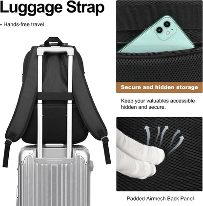 Vacuum Seal Backpack for Travel with Pump, 55L Large Bag with Zipper‑Off Detachable Vacuum Compression Bag Waterproof Carry On Large Travel Bag for Airline，Bags and Backpack Used Independently