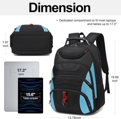 Vacuum Seal Backpack for Travel with Pump, 55L Large Bag with Zipper‑Off Detachable Vacuum Compression Bag Waterproof Carry On Large Travel Bag for Airline，Bags and Backpack Used Independently
