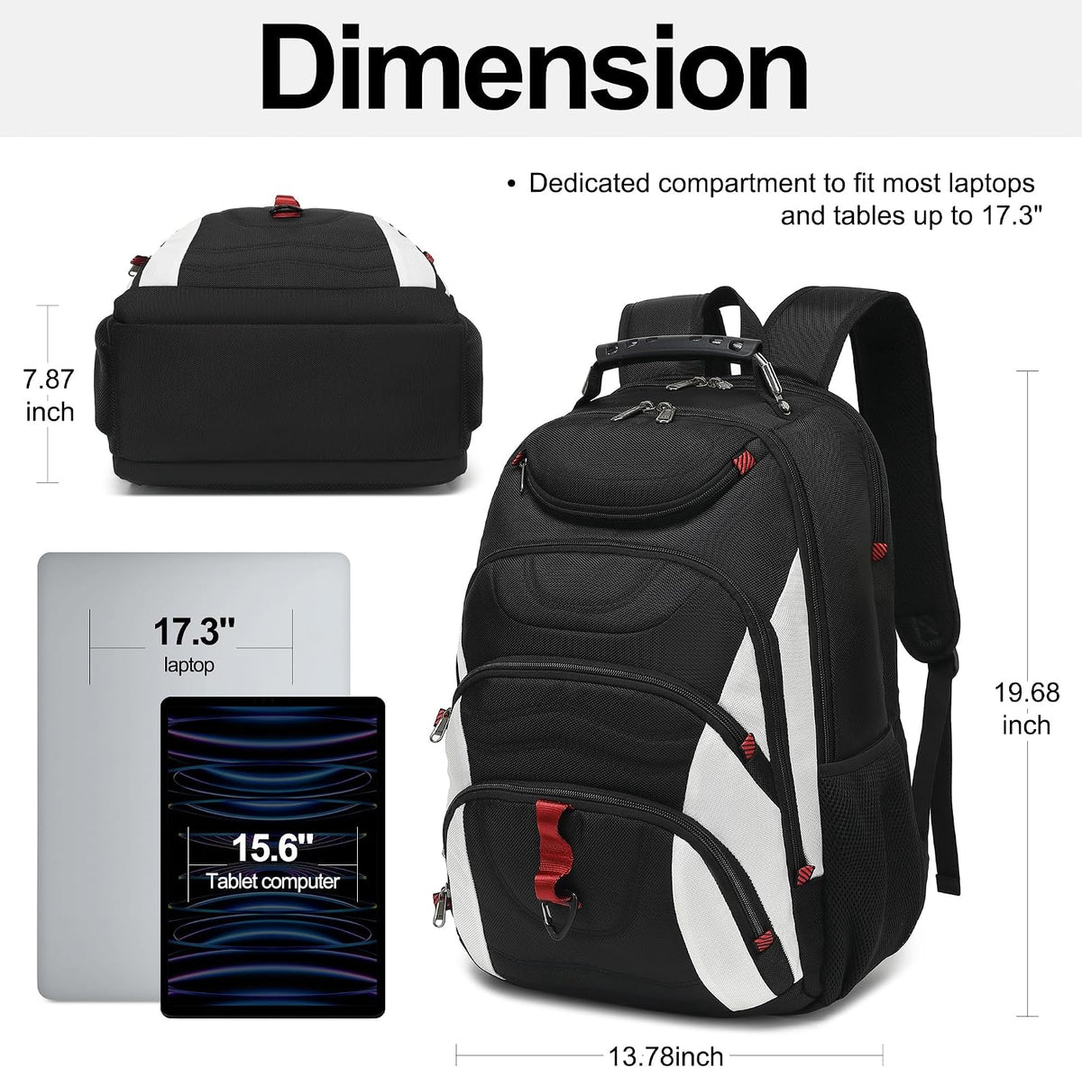 Vacuum Seal Backpack for Travel with Pump, 55L Large Bag with Zipper‑Off Detachable Vacuum Compression Bag Waterproof Carry On Large Travel Bag for Airline，Bags and Backpack Used Independently
