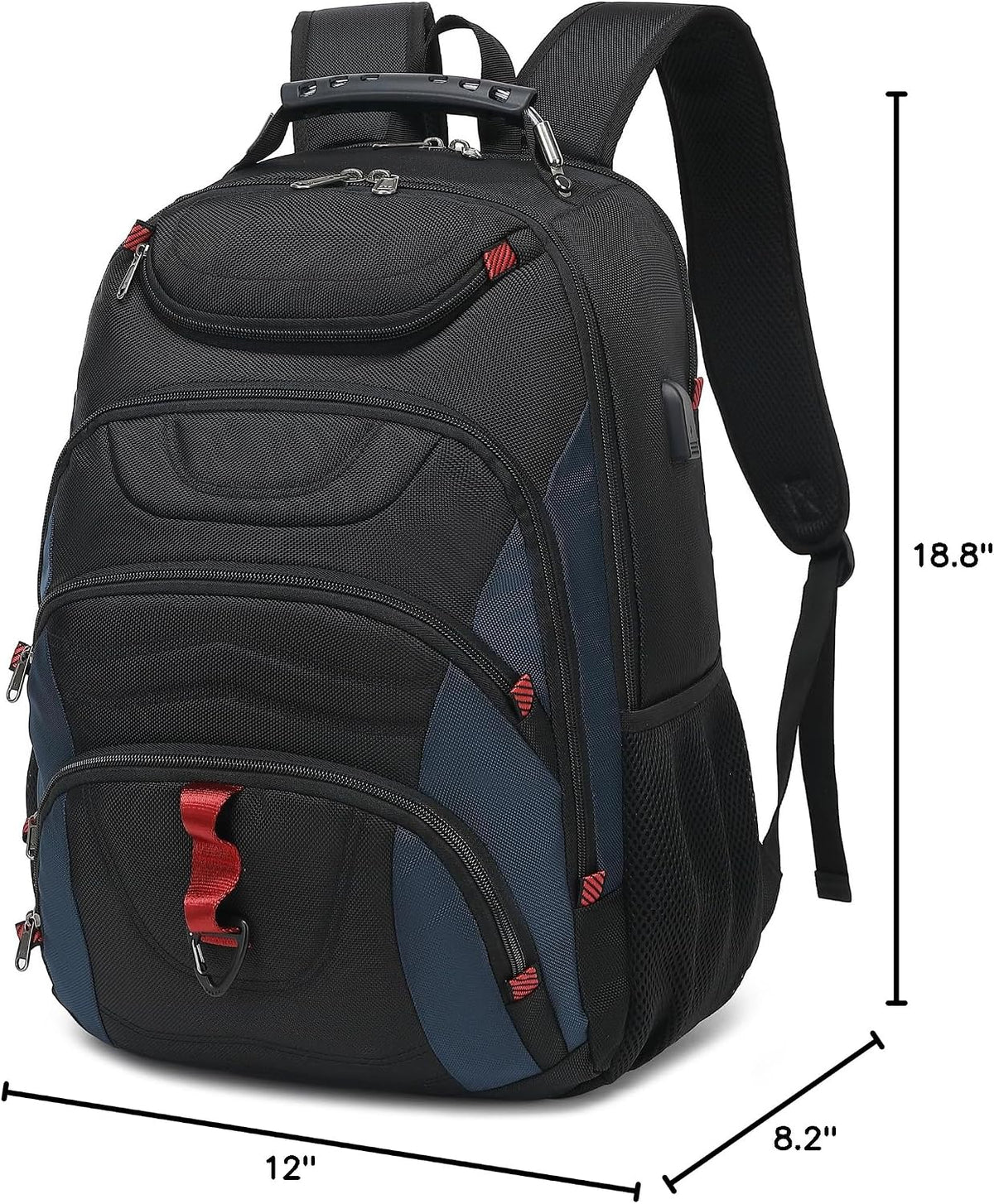 Vacuum Seal Backpack for Travel with Pump, 55L Large Bag with Zipper‑Off Detachable Vacuum Compression Bag Waterproof Carry On Large Travel Bag for Airline，Bags and Backpack Used Independently