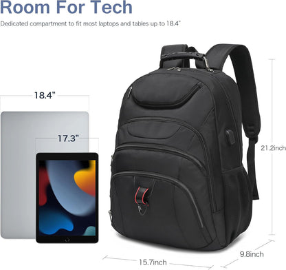 Vacuum Seal Backpack for Travel with Pump, 55L Large Bag with Zipper‑Off Detachable Vacuum Compression Bag Waterproof Carry On Large Travel Bag for Airline，Bags and Backpack Used Independently
