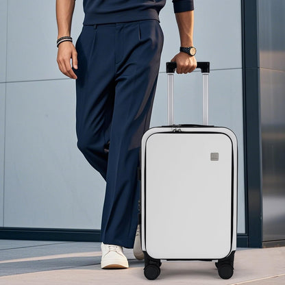 20 Inch Carry On Luggage, PC Lightweight Hardside | Expandable, Spinner Wheels, Front Compartment & Cup Holder, TSA-Approved Lock, USB Port