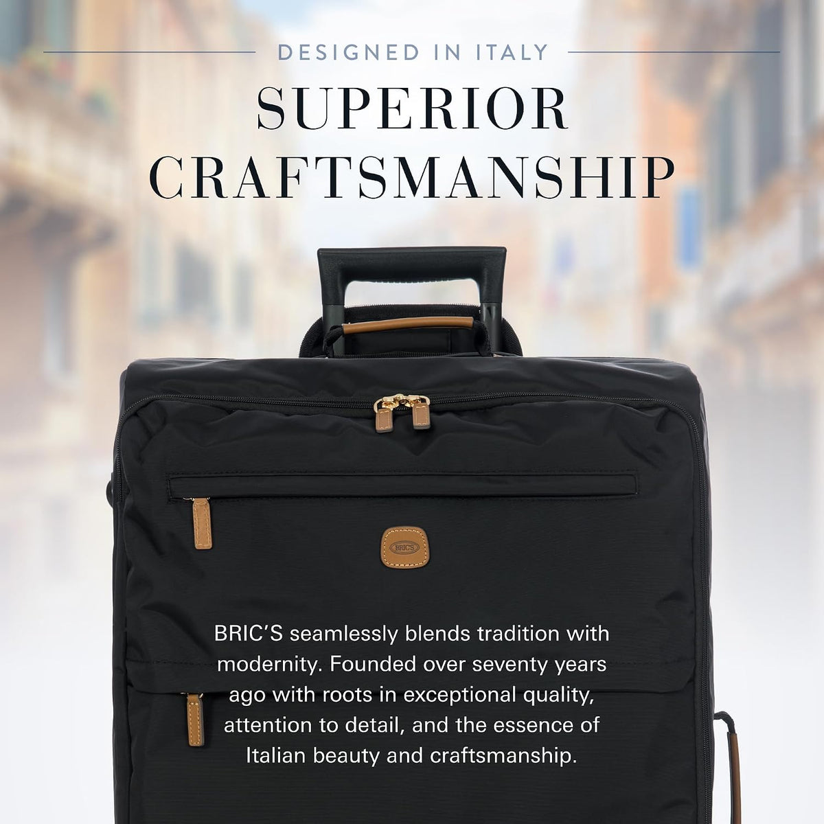 X-Travel 21” Carry-On Spinner – Airline Approved Luxury Softside Luggage with 360° Wheels, Recycled Water-Resistant Fabric, Interior Pockets, and Leather Details – Navy
